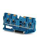 Phoenix Contact rijgklem met push-in aansluiting 6 mm² - blauw per 50stuks (PT 6-QUATTRO BU)