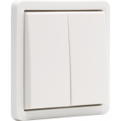 Niko New Hydro - Spuitwaterdicht opbouw serie impulsschakelaar IP55 Alpinwit (701-35005)