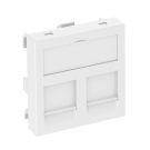 OBO datamodule voor 2 aansluitmodules type RM 45x45mm zuiver wit (DTG-2RM RW1)
