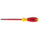 Wiha SoftFinish schroevendraaier VDE sleuf 2.5x0.4mm 179mm lengte - schacht 75mm (00820)