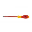 Wiha SoftFinish schroevendraaier VDE sleuf 4.0x0.8mm 211mm lengte - schacht 100mm (00823)