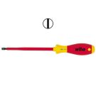 Wiha SoftFinish schroevendraaier VDE sleuf 3.0x0.5mm 204mm lengte - schacht 100mm (00821)