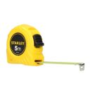 Stanley rolbandmaat rolmaat met stop 5m 19mm geel met clip (0-30-497)