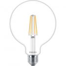 PHILIPS E27 ledlamp globe dimbaar warmwit 2700K 5.9W vervangt 60W (8719514347984)