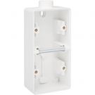 Niko Hydro - Verticale opbouwdoos 2-voudig met 1x M20 ingang IP55 (701-84201)