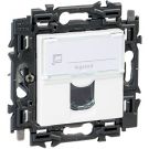 Legrand UTP 1-voudig cat6 volledig apparaat RJ45 met spanklauwen - Valena Next wit glans (741570)