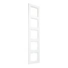 EMhub Quadro55 (by Kopp) afdekraam 5-voudig - zuiver wit mat (4088052)