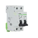 Noark installatieautomaat 2-polig 40A B-kar 10kA (Ex9BH 2P B40)