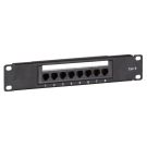 10 Inch CAT6 UTP patchpaneel - 8 poorts (DS-10Patch6-8UTP)