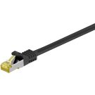 Cat7 S/FTP netwerkkabel patchkabel 0.25 meter - zwart (DC-70-002)