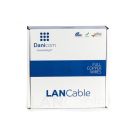 Danicom CAT6a S/FTP kabel stug LSZH van rol 50 meter - blauw (DC-SFTP6A-50S-ECA)