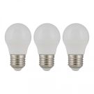 Bailey LED lamp bol G45 E27 warm wit 2700K 5,5W 470lm - 3 stuks (145218)