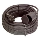 Schwabe verlengkabel neopreen H07RN-F 3x1.5 zwart IP44 10m (60371)