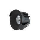 INTERLight inbouwspot dimbaar rond zwart 4W 230lm 2700K incl. driver Ø50mm - zaagmaat Ø44mm IP44 (IL-DCM4K27B)