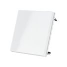 ION industries stuurafdekking drukknop 55x55 tbv universele LED tastdimmer en neventoestel - helderwit glans (ISTB-HWIT)