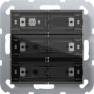 Gira sokkel 3-voudig tastsensor 4 Standaard voor KNX - Systeem 55 (501300)