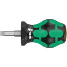 Wera schroevendraaier stubby/kort Kraftform SL 1,0x5,5 78,5/24,5mm Sleuf (05008842001)