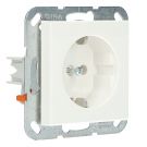 Gira stopcontact met randaarde 1-voudig - systeem 55 zuiver wit glanzend (446603)