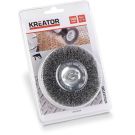 Kreator schijfborstel voor boormachine Ø 100mm staal 6mm as (KRT150109)