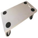 T4ALL transporthulp MDF met 4 rubber kunststof zwenkwielen 300 x 580mm capaciteit 200kg (T812768)
