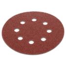 Kreator schuurschijf klittenband velcro 8 gaten rond Ø 125mm k60 set van 5 stuks (KRT230504)