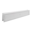 AIR CONTROL deurventilatierooster 450x90mm 2-delig - wit (1720 W)