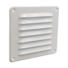 WEHA schoepenrooster opbouw, aluminium 155x155mm - wit (24011616 W)