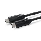 Microconnect USB-C 3.2 Gen2, zwart, 1 meter (USB3.1CC1)