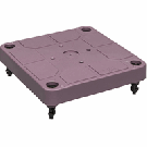 ABB Installatiedozen en -kasten deksel 3640 met schroeven - rood (3640/D-R S)
