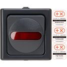 Kopp Blue Electric controleschakelaar IP44 antraciet (561615008)