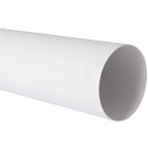 NEDCO ventilatiebuis 100mm kunststof wit - lengte 350mm (660.002.00)