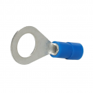 Cimco geïsoleerde ringkabelschoen recht blauw 1,5-2,5mm2 - gat M10 per 100 stuks (180042)