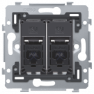 Niko Basiselement - Draagring 2xRJ45 Cat6 (170-79262)