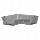 ESLON PVC buitenhoek voor bakgoot type 140 - grijs (10619)