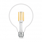 Yphix LED lamp filament bol E27 8W 806lm warm wit 2700K dimbaar (50510440)