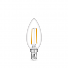 Yphix LEDlamp filament helder kaarslamp E14 2.5W 250lm warm wit 2700K dimbaar (50510614)