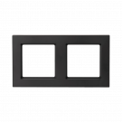 ION industries afdekraam 2-voudig - V1 mat zwart (80.300.020)
