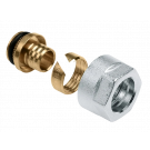 Bonfix euroconus adapter (pilaar, ring en wartel) voor kunststofbuis 16mm x 2,0mm (73010)