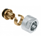 Bonfix euroconus adapter (pilaar, ring en wartel) voor kunststofbuis 20mm x 2,0mm - per 2 stuks (73020)