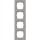 Kopp HK07 Pure - Afdekraam 4-voudig staal(407147007)