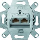 Hager 455501 BER RJ-DATADOOS 2-V 45° CAT.6