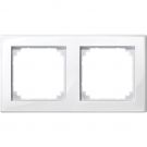 Merten M-Smart 2-voudig afdekraam - actief wit glanzend (478225)