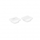 Yphix eind kapjes voor ledstrip profiel Potenza hoog - wit (50289922)