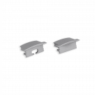 Yphix eind kapjes voor ledstrip profiel Marconia - grijs (50289994)