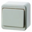 Hager Berker opbouw wisselschakelaar - crème wit (4011334058151)