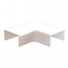 CANALIT Systeem25 plattebocht met bodemstuk 25x13mm wit - per 2 stuks (932001)
