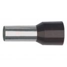 Klauke adereindhuls geïsoleerd 6 mm2 hulslengte 12mm zwart - per 100 stuks (175S)