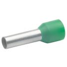 Klauke adereindhuls geïsoleerd 6mm2 hulslengte 12mm groen - per 100 stuks (17512)