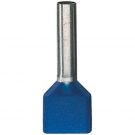 Klauke twin adereindhuls geïsoleerd 16mm2 hulslengte 14mm blauw - per 100 stuks (87714)
