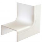 CANALIT Systeem25 binnenbocht met bodemstuk 25x13mm wit - per 2 stuks (932011)